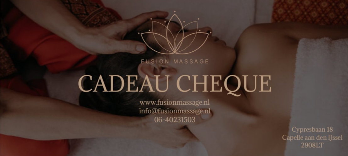 Fusion massage cadeaubon